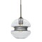 Besa Lighting Hula 8 Cord Pendant, Clear/Silver, Bronze Finish, 1x7W LED Edison 1JT-HULA8SL-EDIL-BR - alternate 1